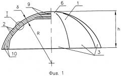 Антенный обтекатель из слоистого стеклопластика (патент 2567734)
