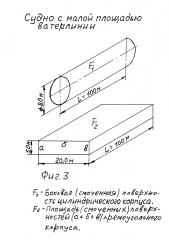 Судно с малой площадью ватерлинии (патент 2601464)