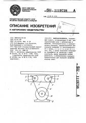 Вибровозбудитель (патент 1119738)
