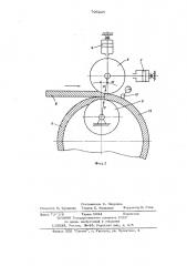 Устройство для изготовления сварных спиральношовных труб (патент 700224)