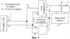 Устройство usb-ключа и способ подключения смарт-карты с помощью интерфейса usb (патент 2530337)