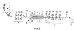 Способ производства горячекатаной стальной полосы и комбинированная установка для реализации этого способа (патент 2410173)