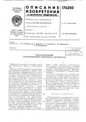 Способ получения гранулированных цеолитных адсорбентов] б^^блиотека (патент 176250)