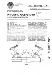 Стенд для диагностирования технического состояния пневматической шины транспортного средства (патент 1258713)