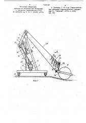 Вибрационный каток для уплотнения откосов (патент 746018)
