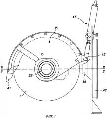 Узел привода с вращающимся пильным полотном для подключения к роботу (патент 2402419)