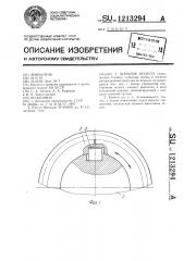 Зубчатое колесо (патент 1213294)