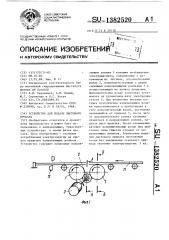 Устройство для подачи листового проката (патент 1382520)