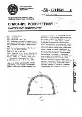 Крепь капитальных горных выработок (патент 1214934)