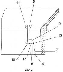 Узел переливной трубы для смывной системы туалетного бачка (патент 2295009)