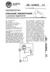 Устройство для коррозионных испытаний (патент 1315873)