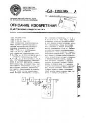 Преобразователь сопротивления в частоту импульсов (патент 1203705)