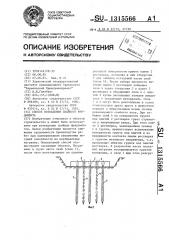 Способ возведения свайного фундамента (патент 1315566)