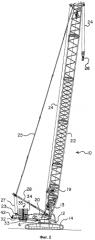 Подъемный кран с перемещаемым противовесом (патент 2556678)