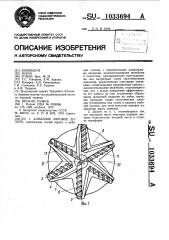 Алмазное буровое долото (патент 1033694)