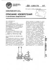 Устройство для внесения удобрений (патент 1395176)