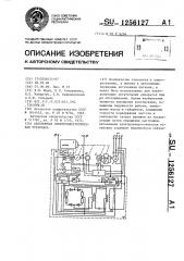 Автономная электроэнергетическая установка (патент 1256127)