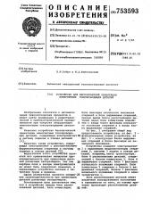 Устройство для бесконтактной ориентации немагнитных токопроводящих деталей (патент 753593)