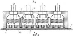 Устройство для обдувки текучей средой по меньшей мере одной стороны тонкого элемента и установка для обдувки (патент 2291844)