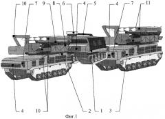 Сочлененный самоходный зенитный ракетный комплекс (патент 2273815)