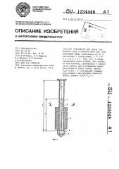 Устройство для ввода природного газа в анодную печь для рафинирования меди (патент 1234448)