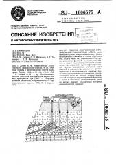 Способ сооружения противофильтрационных завес (патент 1006575)