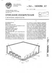 Помещение для содержания свиней (патент 1604286)