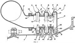 Узел вентиляции статорного кольца (патент 2276733)