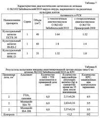 Штамм о №2102/забайкальский/2010 вируса ящура aphtae epizooticae типа о для контроля антигенной и иммуногенной активности противоящурных вакцин и для изготовления биопрепаратов для диагностики и специфической профилактики ящура типа о (патент 2563522)