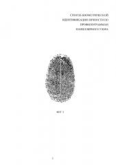 Способ биометрической идентификации личности по профилограммам папиллярного узора (патент 2622879)