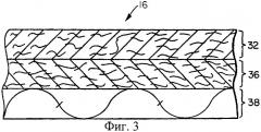Ламинированная структура для ткани для бумагоделательной машины (патент 2286413)