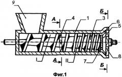 Пресс-экструдер для приготовления комбикормов (патент 2319424)