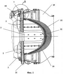 Форсажная камера сгорания турбореактивного двигателя (патент 2300655)