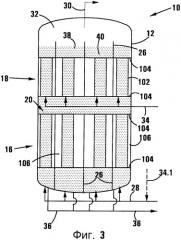 Реактор с псевдоожиженным слоем, трехфазный шламовый реактор и способы обеспечения их функционирования (варианты) (патент 2391132)