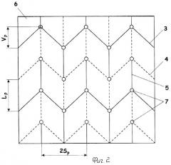 Способ изготовления многослойной панели с зигзагообразным гофрированным заполнителем (патент 2259254)