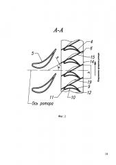 Осевая турбина газотурбинного двигателя (патент 2613104)
