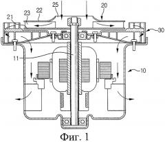 Крыльчатка и узел двигателя для пылесоса (патент 2310365)