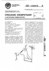 Устройство для формирования потока сыпучего материала на ленте конвейера (патент 1105419)