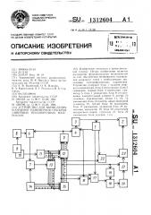 Устройство для вычисления координат одномерного раскроя линейных неоднородных материалов (патент 1312604)