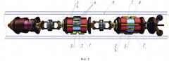 Магнитная система продольного намагничивания дефектоскопа для диагностики толстостенных трубопроводов малого диаметра (патент 2663323)