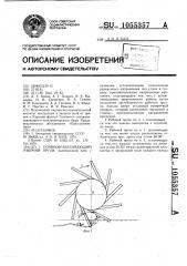 Почвообрабатывающий рабочий орган (патент 1055357)