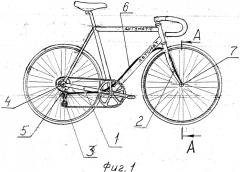 Велосипед с автоматическим переключением передач (патент 2397910)