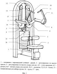 Спортивный тренажер для широчайших мышц спины (патент 2643597)