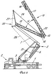 Способ безопасного управления/контроля раскладыванием и складыванием башенного крана и устройство для его осуществления (патент 2328441)