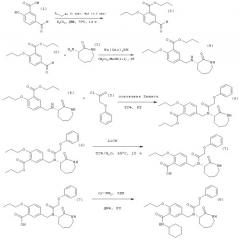 Производные оксоазепанилацетамида и оксоазепанилфеноксиацетамида, содержащие их композиции и способы, предназначенные для ингибирования репликации вируса гепатита с (hcv) (патент 2415132)