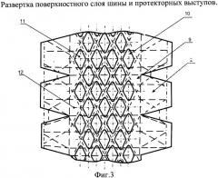 Шина колеса транспортного средства с регулируемым коэффициентом сцепления (патент 2363593)