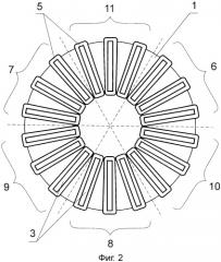 Трехфазный кольцевой реактор (патент 2339109)