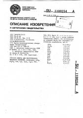 Фритта для безгрунтового эмалевого покрытия (патент 1100254)