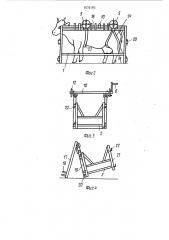 Станок для подъема животного (патент 1576160)