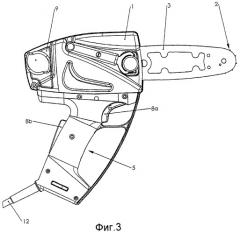 Портативная электрическая цепная пила (патент 2456153)